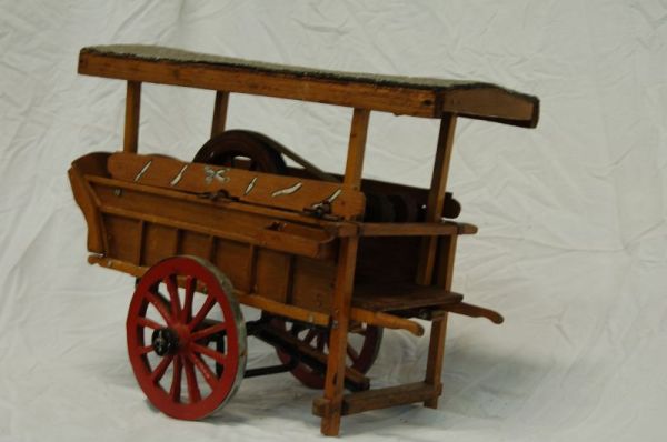 Miniatuur scharensliep, Karrenmuseum Essen