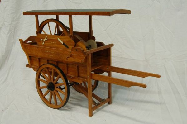 Miniatuur scharensliep, Karrenmuseum Essen