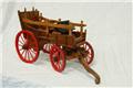 Miniatuur speelwagen in het Karrenmuseum Essen